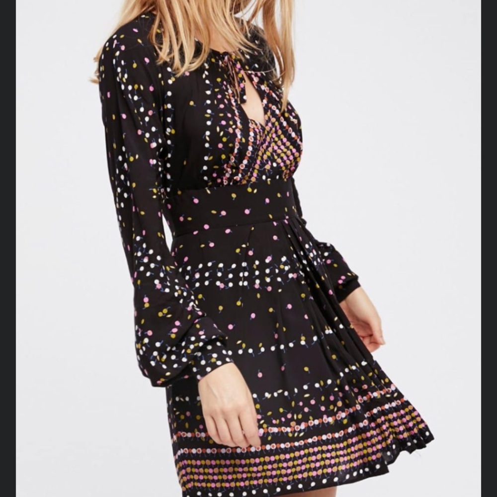 Free People Mini Dot Combo Dress
